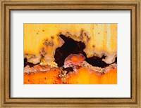 Framed Details Of Rust And Paint On Metal 2