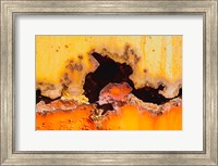 Framed Details Of Rust And Paint On Metal 2