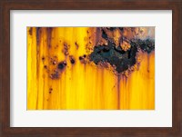 Framed Details Of Rust And Paint On Metal 4