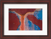 Framed Details Of Rust And Paint On Metal 16