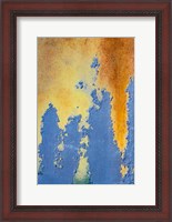 Framed Details Of Rust And Paint On Metal 19