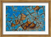 Framed Details Of Rust And Paint On Metal 24