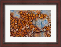 Framed Details Of Rust And Paint On Metal 25