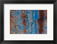 Framed Details Of Rust And Paint On Metal 26