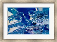 Framed Frozen Bubbles In Glass 5