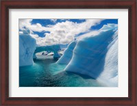Framed Antarctic Peninsula, Antarctica Errera Channel, Beautiful Iceberg