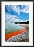 Framed Champagne Pool, Waiotapu Thermal Reserve, Near Rotorua, North Island, New Zealand