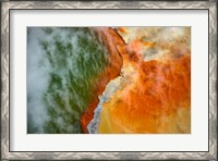 Framed Champagne Pool And Artists Palette, Waiotapu Thermal Reserve, North Island, New Zealand