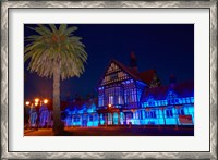 Framed Bath House At Dusk, Government Gardens, Rotorua, North Island, New Zealand