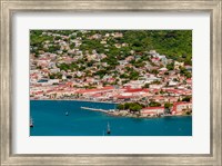 Framed Charlotte Amalie, St Thomas, US Virgin Islands
