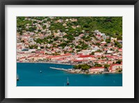 Framed Charlotte Amalie, St Thomas, US Virgin Islands