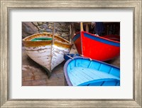 Framed Italy, Riomaggiore Colorful Fishing Boats