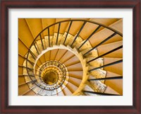 Framed Italy, Lazio, Tivoli, Villa d'Este Spiral Staircase