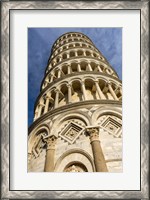 Framed Low-Angle View Of Leaning Tower Of Pisa, Tuscany, Italy