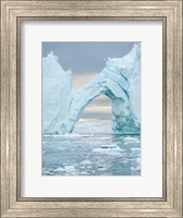 Framed Ilulissat Icefjord At Disko Bay, Greenland