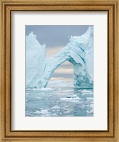 Framed Ilulissat Icefjord At Disko Bay, Greenland