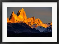 Framed Argentina, Patagonia El Chalten, Fitz Roy