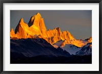 Framed Argentina, Patagonia El Chalten, Fitz Roy