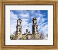 Framed San Hipolito Church, Mexico City