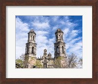 Framed San Hipolito Church, Mexico City