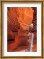 Framed Sunbeam In Upper Antelope Canyon Near Page, Arizona, USA