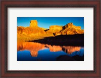 Framed Reflection, Lake Powell National Recreation Area, Utah, Arizona