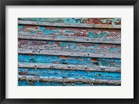 Framed Old Wooden Fishing Boat, California