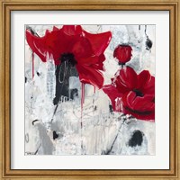 Framed Poppy Love