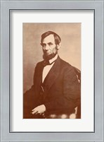 Framed Abraham Lincoln, 1861