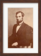 Framed Abraham Lincoln, 1861