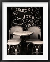 Framed Paris Cafe