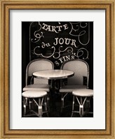 Framed Paris Cafe