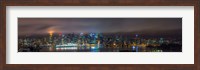 Framed Vancouver Night Panorama