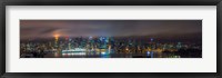 Framed Vancouver Night Panorama