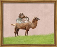 Framed Camel on Pink