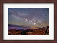 Framed Milky Way over Bryce Canyon
