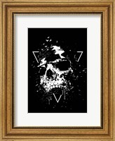 Framed Skull X BW