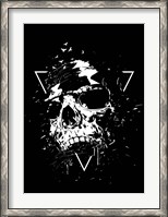 Framed Skull X BW