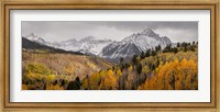 Framed Colorado, San Juan Mountains, Panoramic Of Storm Over Mountain And Forest