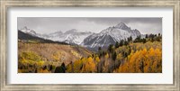 Framed Colorado, San Juan Mountains, Panoramic Of Storm Over Mountain And Forest