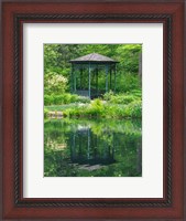 Framed Delaware, Gazebo Overlooking A Pond