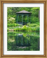 Framed Delaware, Gazebo Overlooking A Pond