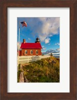 Framed Historic Eagle Harbor Lighthouse, Michigan
