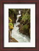 Framed Glacier National Park, Montana Avalanche Creek