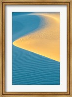Framed New Mexico, White Sands National Park, Sand Dunes At Sunrise