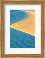 Framed New Mexico, White Sands National Park, Sand Dunes At Sunrise