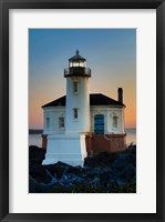 Framed Evening Light On Coquille River Lighthouse, Bullards Oregon State Park, Oregon