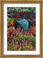 Framed Flower Pot In Field Of Flowers, Longwood Gardens, Pennsylvania