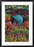 Framed Flower Pot In Field Of Flowers, Longwood Gardens, Pennsylvania