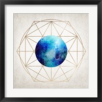 Framed 'Geo Planet III' border=